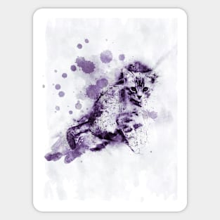 Alone Kitty Sticker